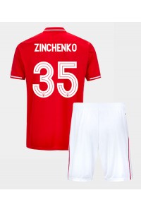 Nottingham Forest Oleksandr Zinchenko #35 Babytruitje Thuis tenue Kind 2025-26 Korte Mouw (+ Korte broeken)